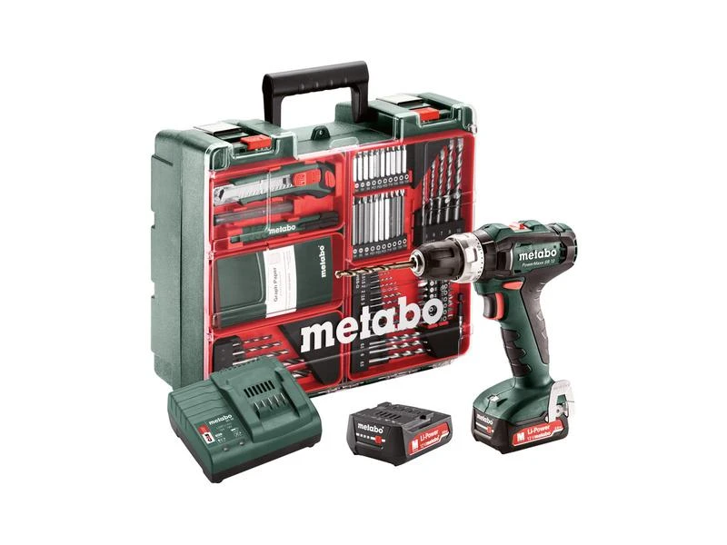 Metabo Akku-Schlagbohrschrauber PowerMaxx SB 12 Set Kit 3 Metabo Akku-Schlagbohrschrauber PowerMaxx SB 12 Set Kit