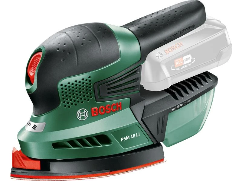 Bosch Akku-Multischleifer PSM 18 LI Solo 3 Bosch Akku-Multischleifer PSM 18 LI Solo
