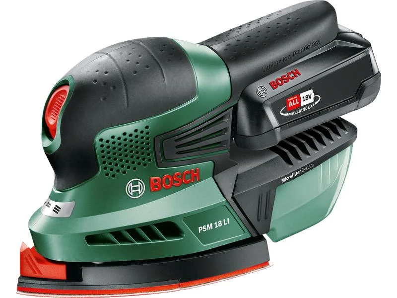 Bosch Akku-Multischleifer PSM 18LI Kit 3 Bosch Akku-Multischleifer PSM 18LI Kit