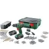 Bosch Akku-Bohrschrauber PSR 1800 LI-2 + System Box mit Zubehör