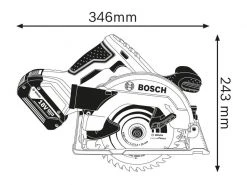 Bosch Professional Akku-Kreissäge GKS 18V-57 G L-Boxx Set -WerkProfi Verkäufe 218884880 xxl