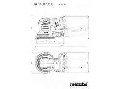 Metabo Akku-Exzenterschleifer SXA 18 LTX 125 BL Solo -WerkProfi Verkäufe 219571284 xxl