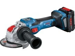Bosch Professional Akku-Winkelschleifer GWX 18V-15 SC Biturbo X-LOCK, 2x 5.5Ah