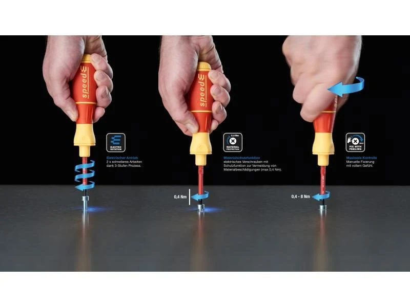 Wiha Akku-Schrauber speedE Set 10-teilig 6 Wiha Akku-Schrauber speedE Set 10-teilig – Bild 4