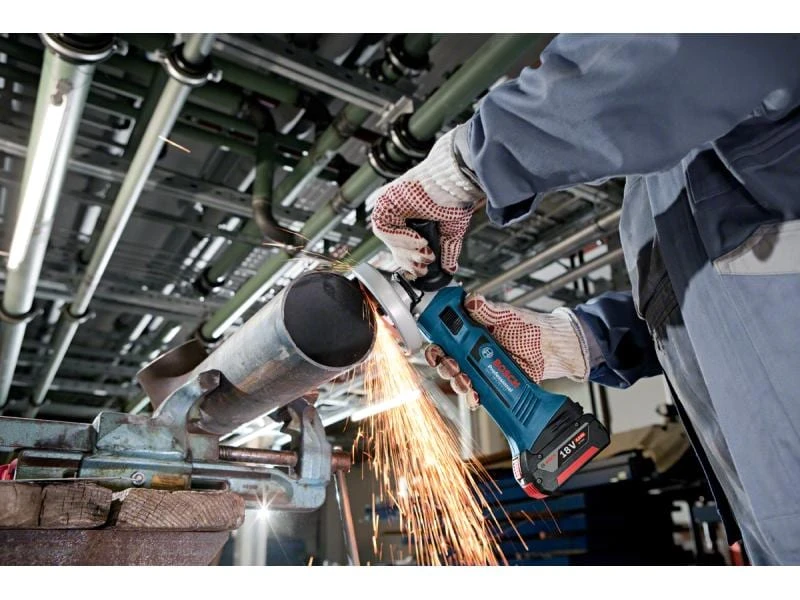 Bosch Professional Winkelschleifer GWS 18-125V-LI Solo Blau/Schwarz 4 Bosch Professional Winkelschleifer GWS 18-125V-LI Solo Blau/Schwarz – Bild 2