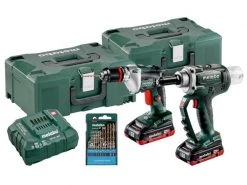 Metabo Akku-Maschinen Set NP 18 LTX BL 5.0 + BE 18 LTX 6 Kit