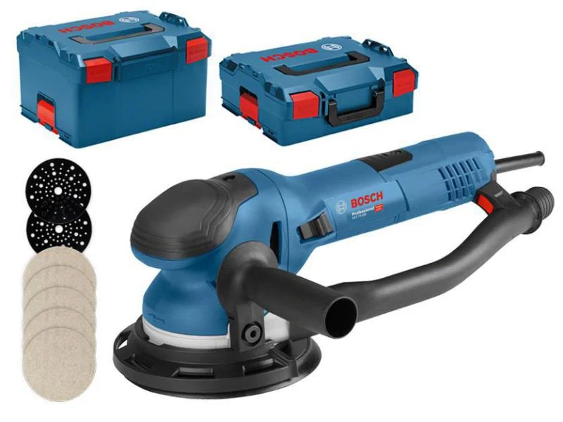 Bosch Professional Exzenterschleifer Kit GET 75-150 mit Zubehör-Set M480 3 Bosch Professional Exzenterschleifer Kit GET 75-150 mit Zubehör-Set M480