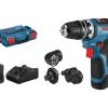Bosch Professional Akku-Bohrschrauber GSR 12V-35 FC Kit inkl. Zubehör-Set